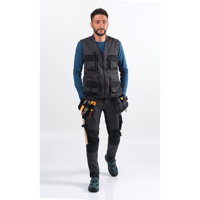 BITCO OHM Workvest - Water-Repellent Fabric - Tool Pockets - Soft-Touch Lining - Image 3